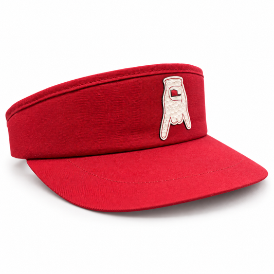 Horns Down Golf Glove Tour Visor