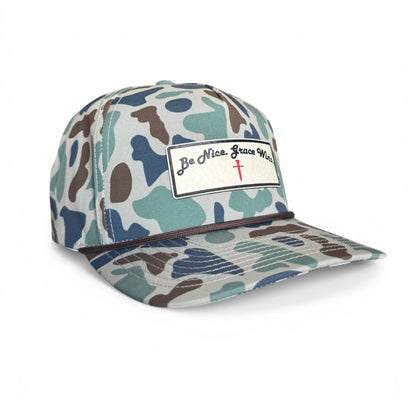 Be Nice. Grace Wins. Mallard Duck Edition Hat