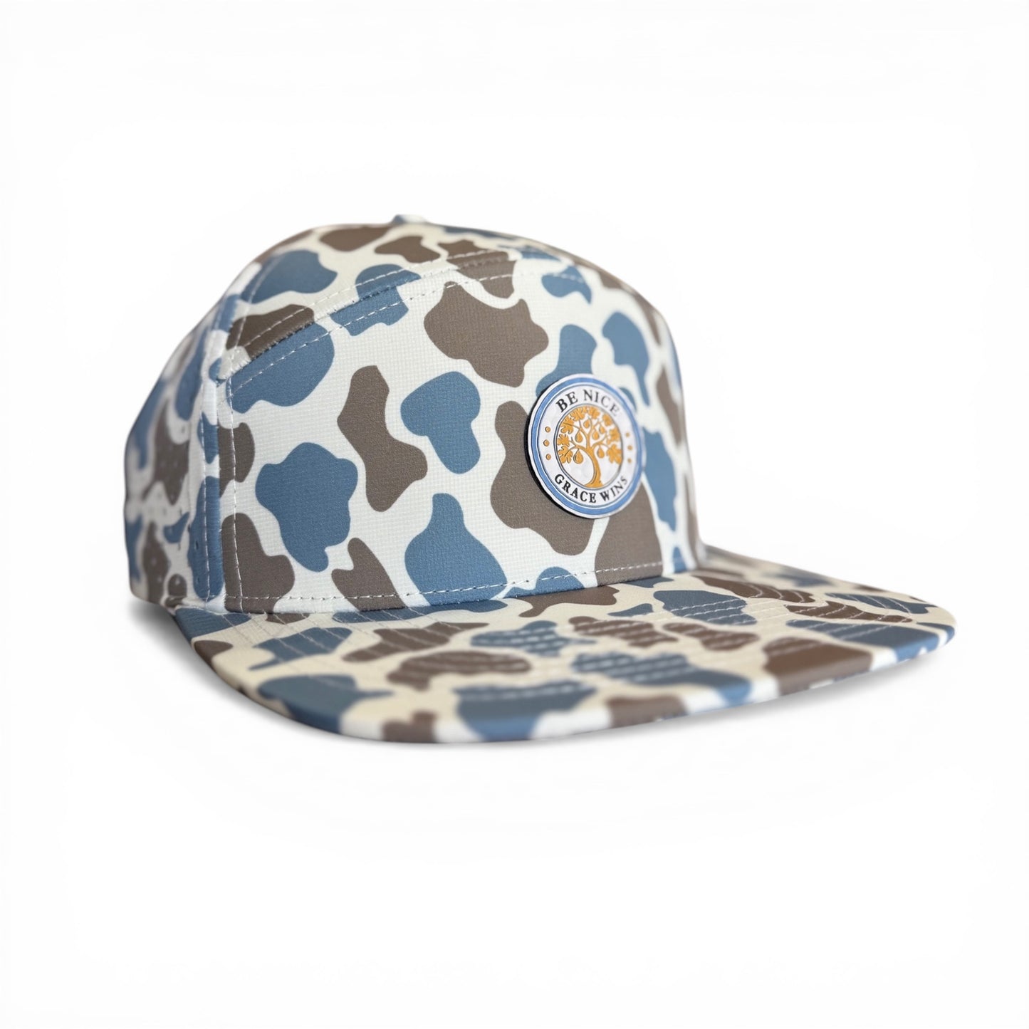 Be Nice. Grace Wins. Fig Tree Camo Edition